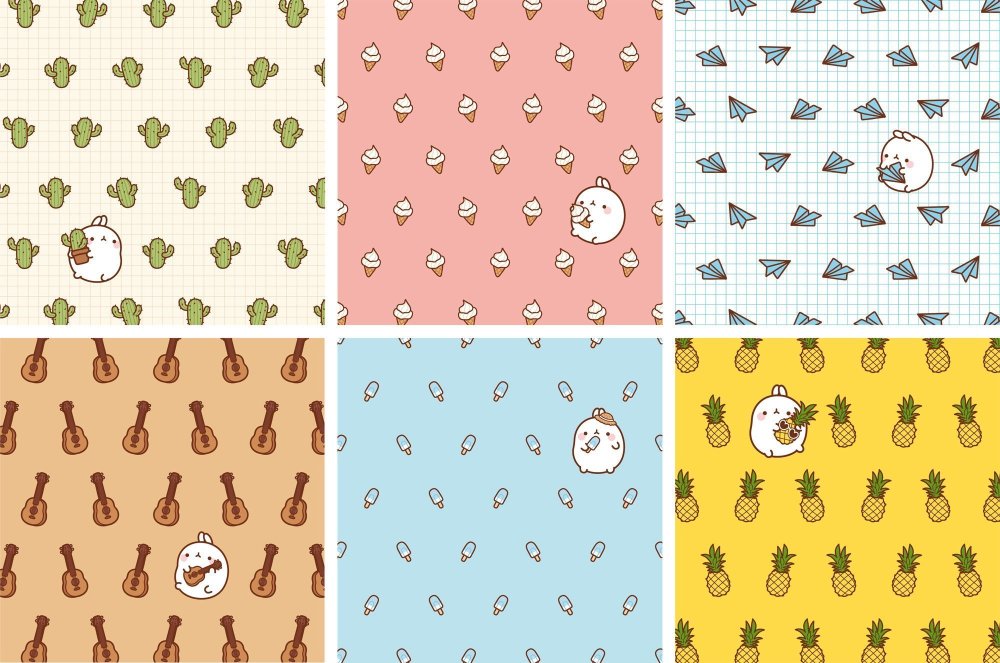 Обои с маленьким рисунком