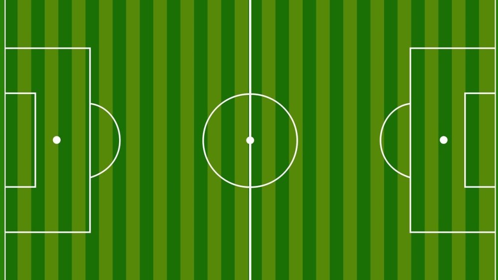 Футбольное поле рисунок