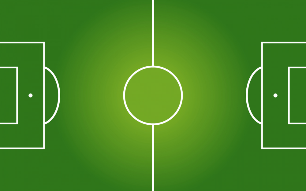 Футбольное поле вид сверху