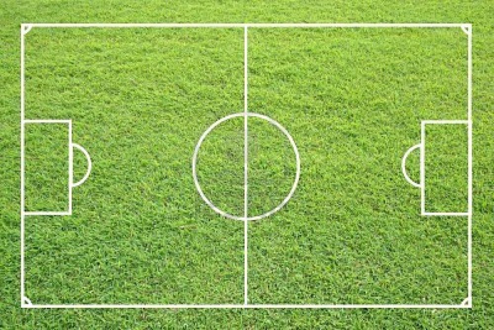 Футбольное поле вид сверху