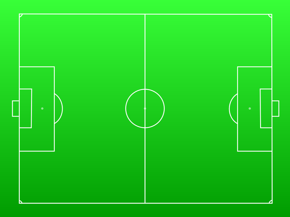 Футбольное поле рисунок вид сбоку