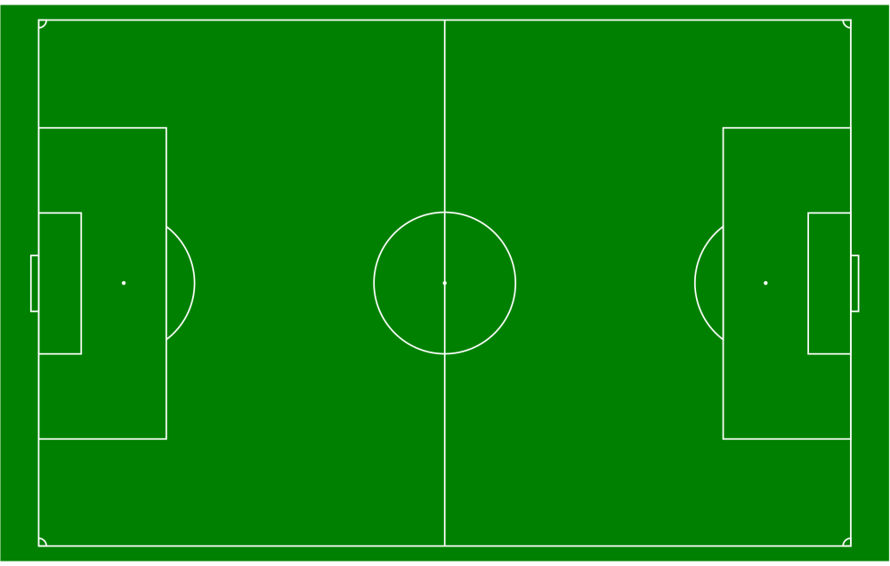 Футбол поле вид сверху