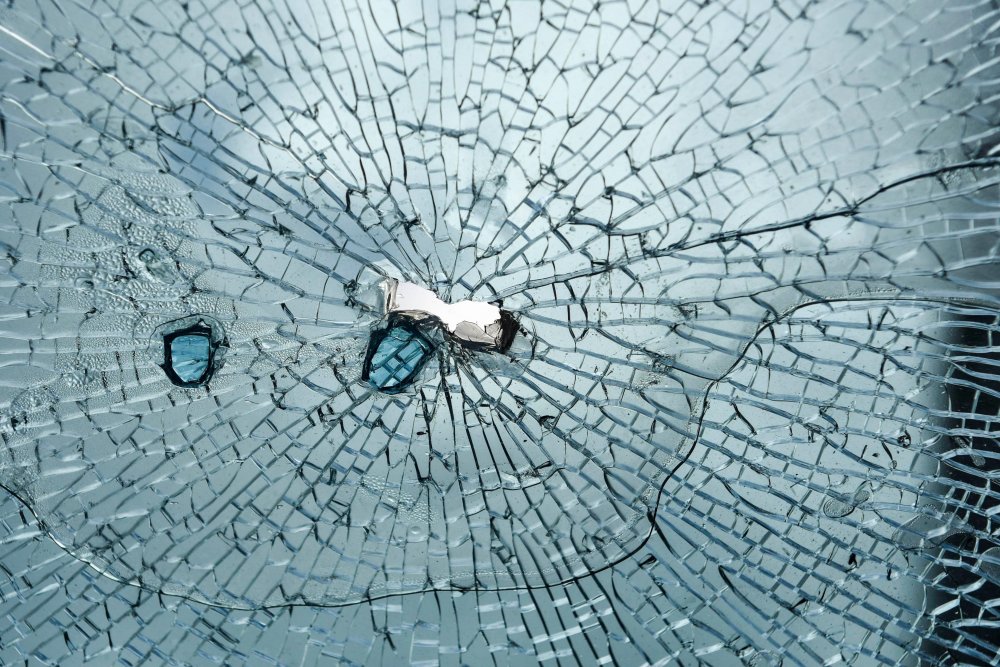 Фон разбитого стекла