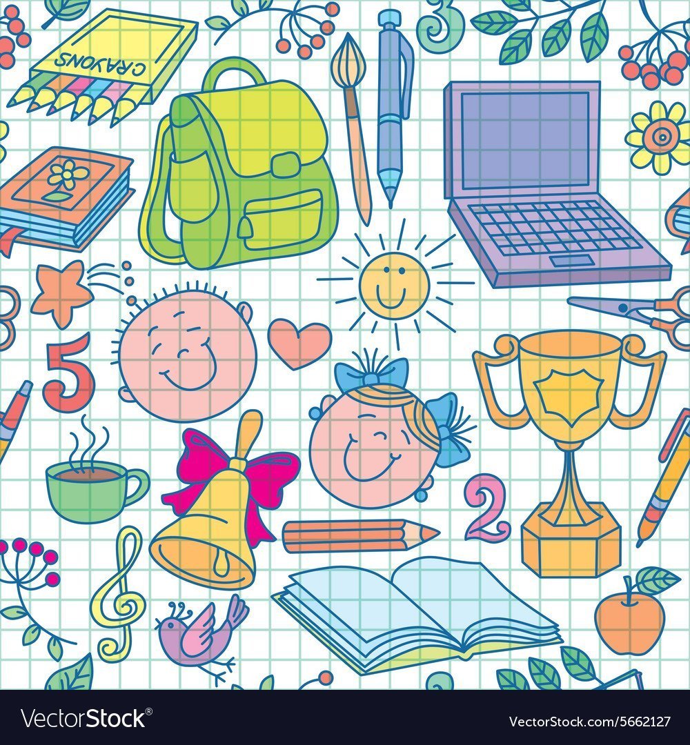 Белый фон в клетку