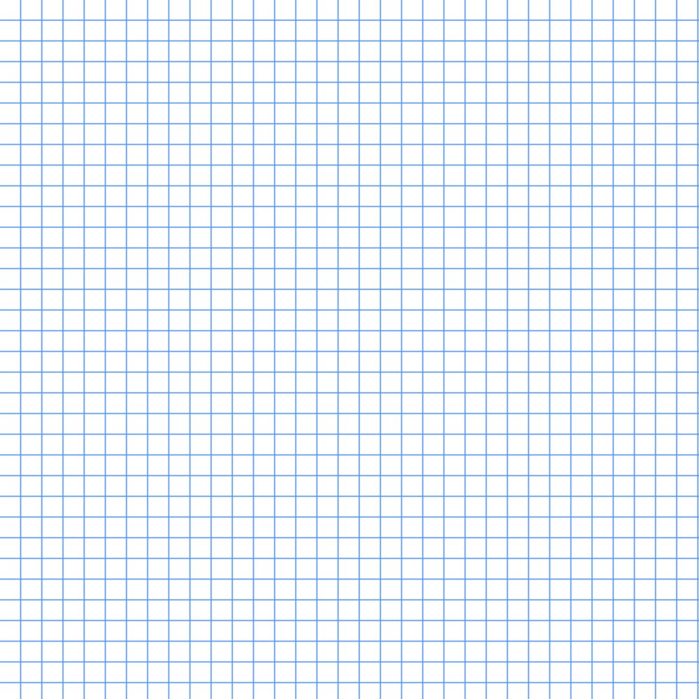 Белый лист в клетку