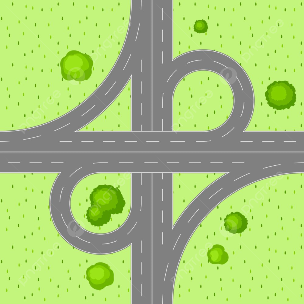 Дорога вид сверху для детей