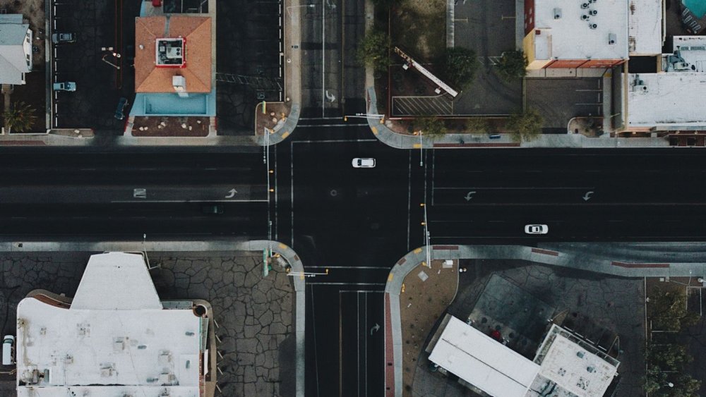 Перекресток сверху