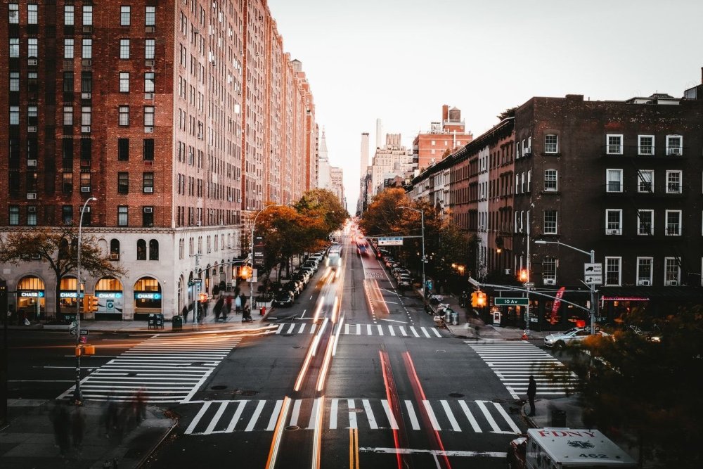 Нью Йорк улицы 16к