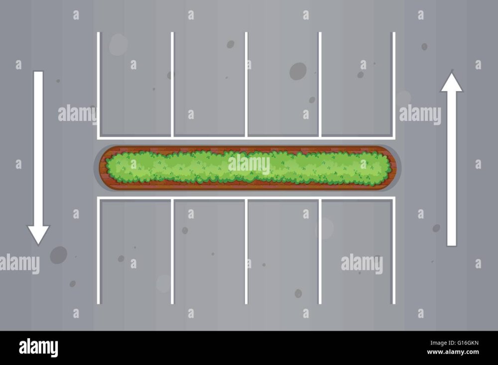 Парковка вид сверху без машин