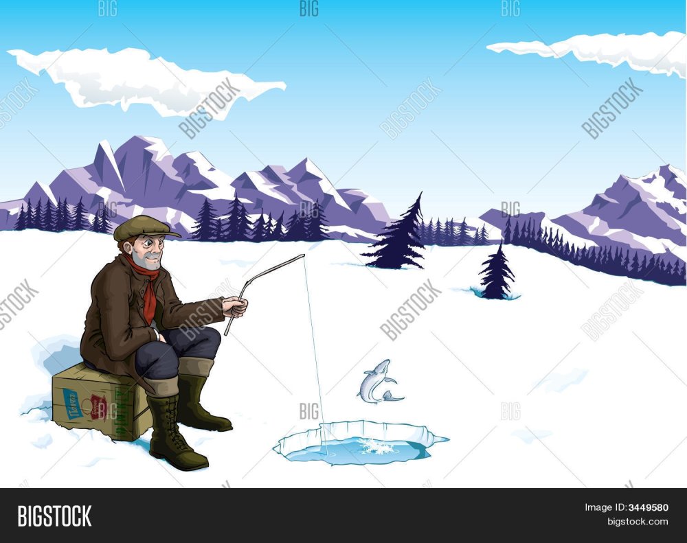 Рыбак зимой