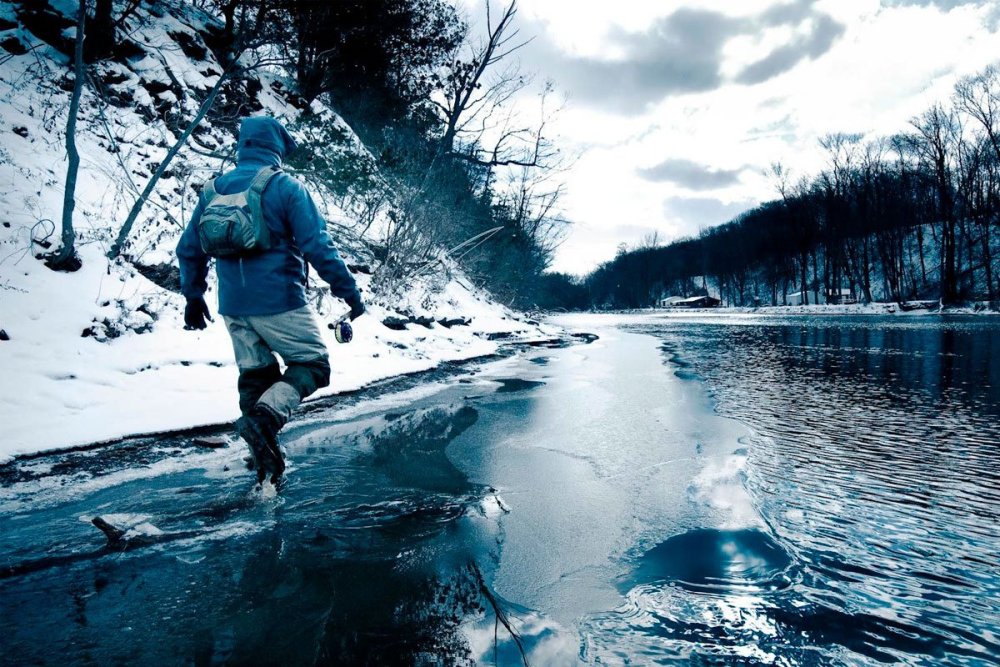 Зимнее блеснение окуня