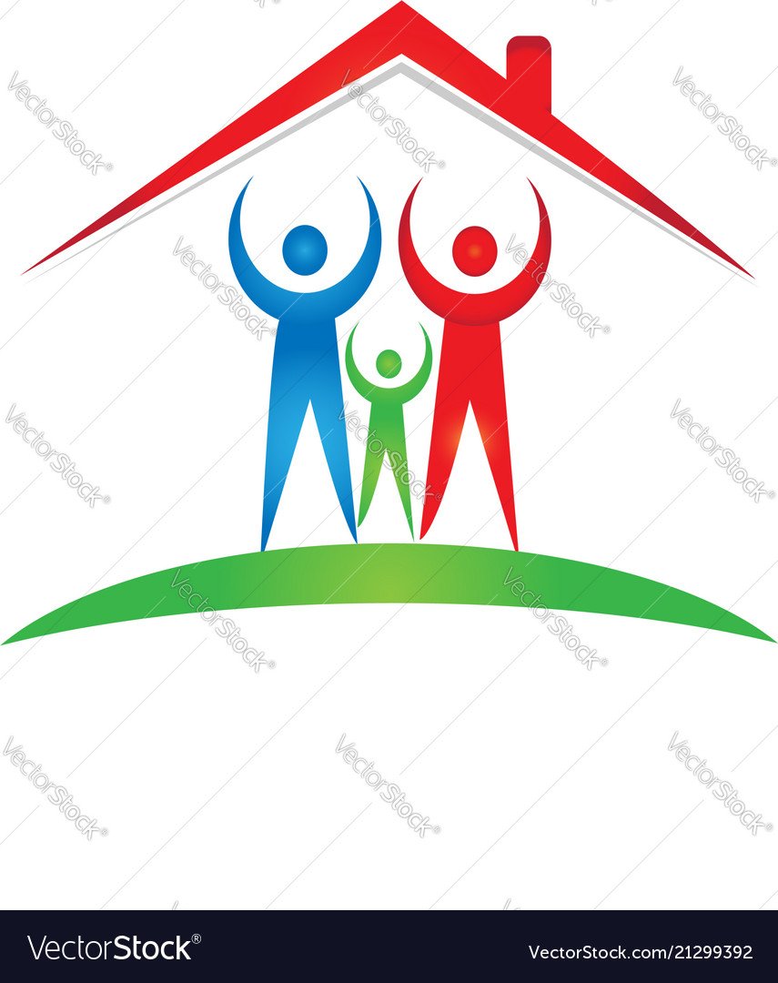 Эмблема семья в сердце