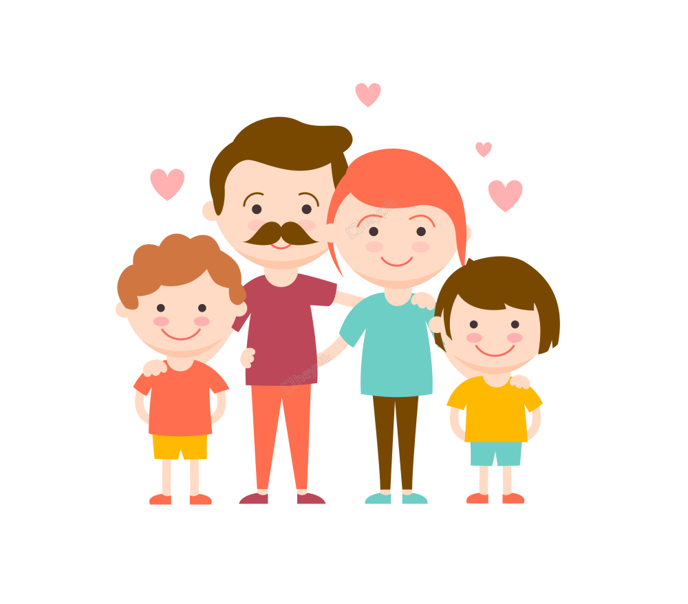 Семья вектор абстракция