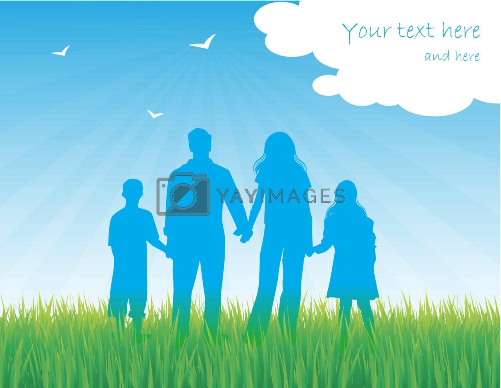 Семья силуэт