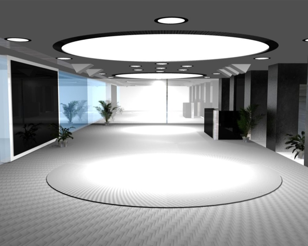 Сцена рендер