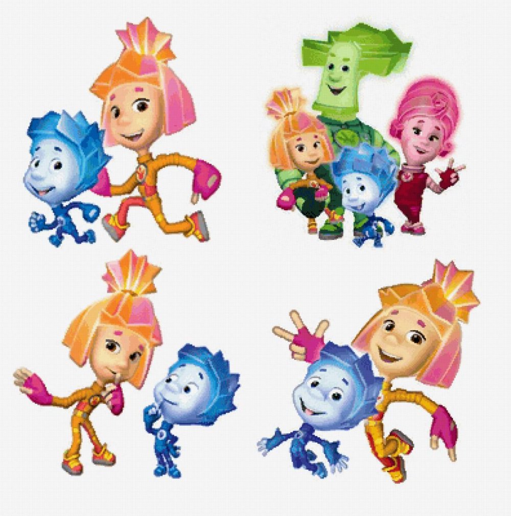 Фиксики Папус и Нолик