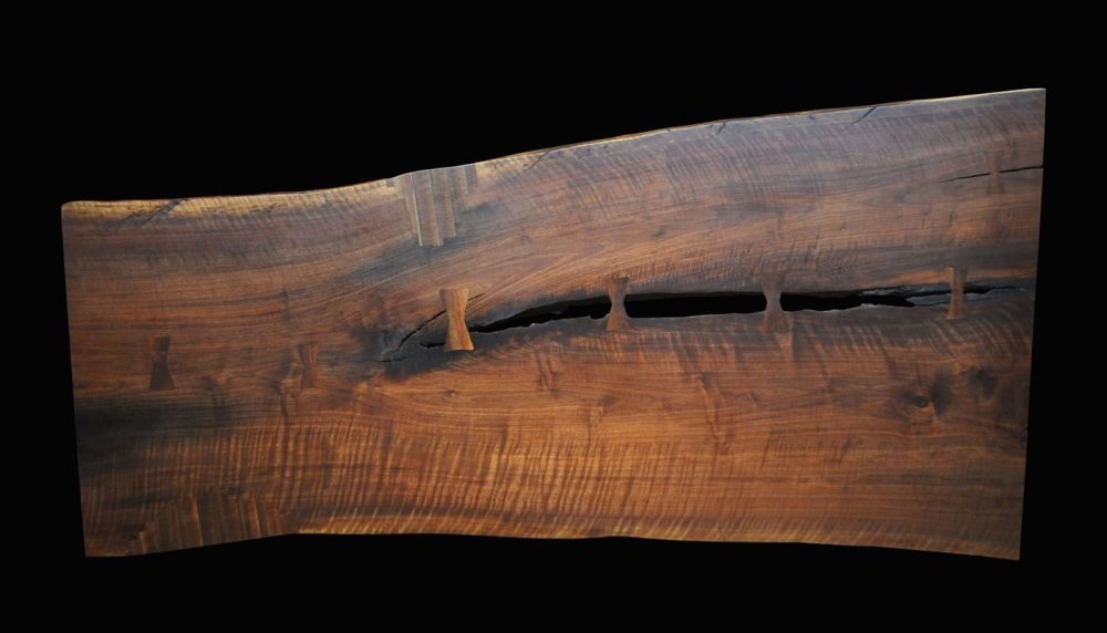 Слэб с эпоксидной смолой вид сверху