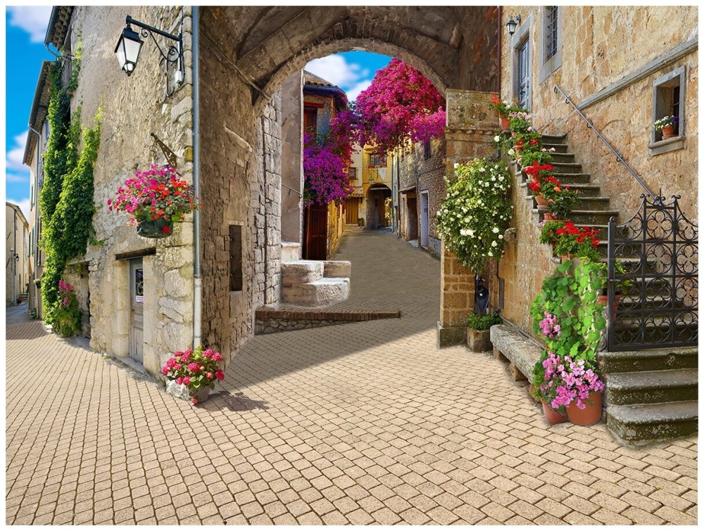 Италия Позитано узкие улочки