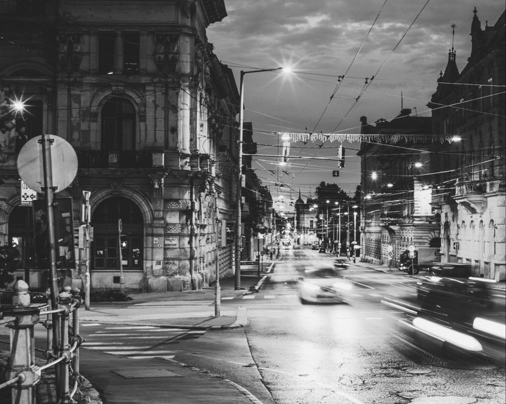 Панорама улиц старинного города