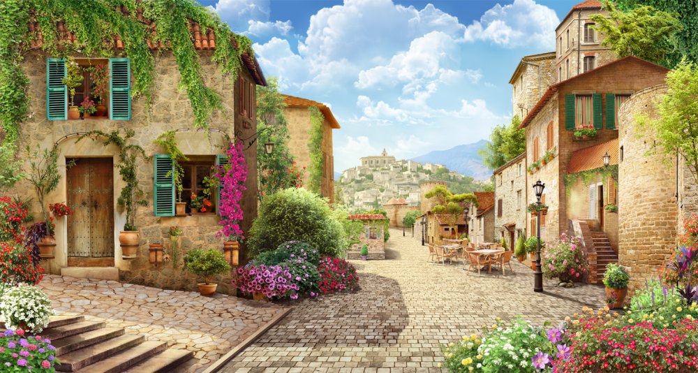 Улица для фотошопа