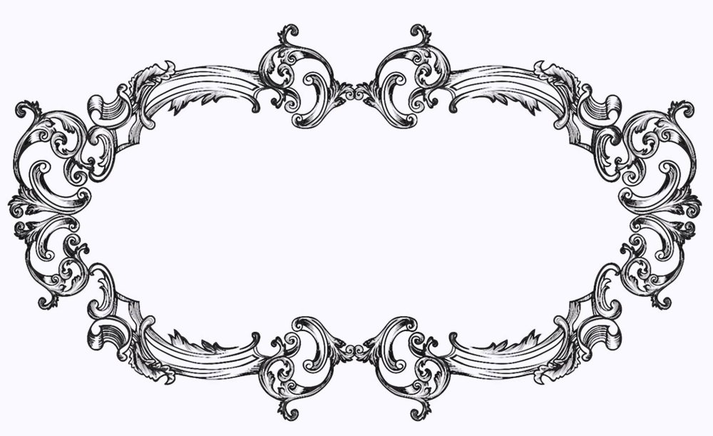 Красивая Винтажная рамка