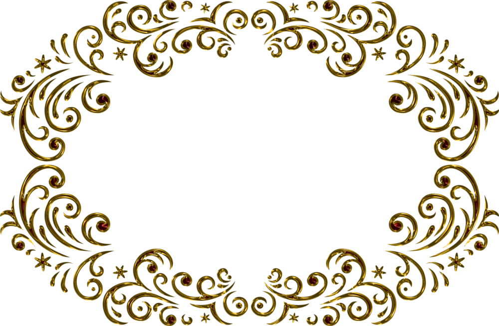 Красивая ажурная рамка