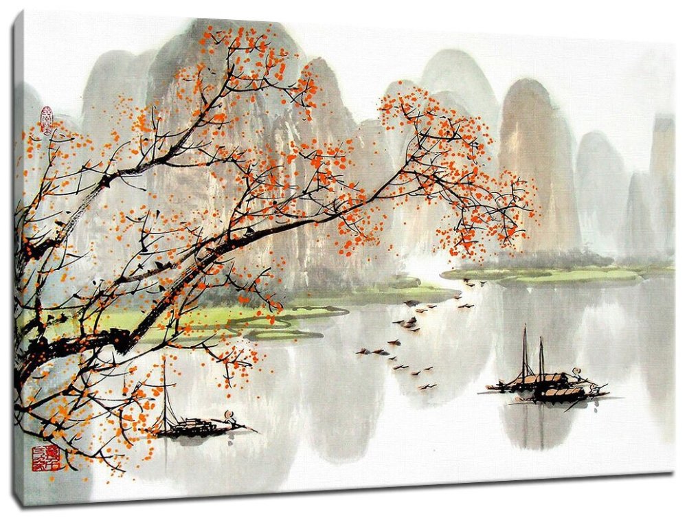 Пейзаж в японском стиле