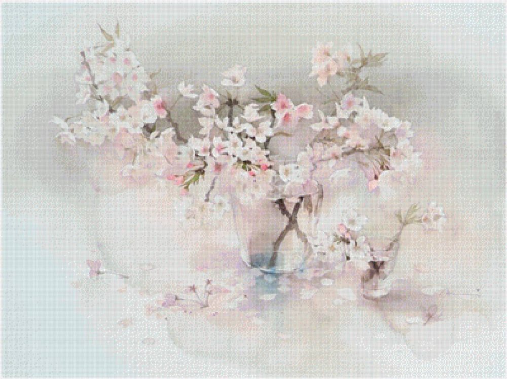 Ай Накамура Акварельные цветы