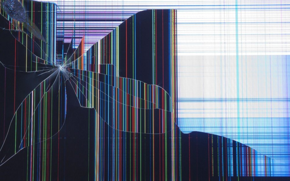 Разбитый монитор ПРАНК