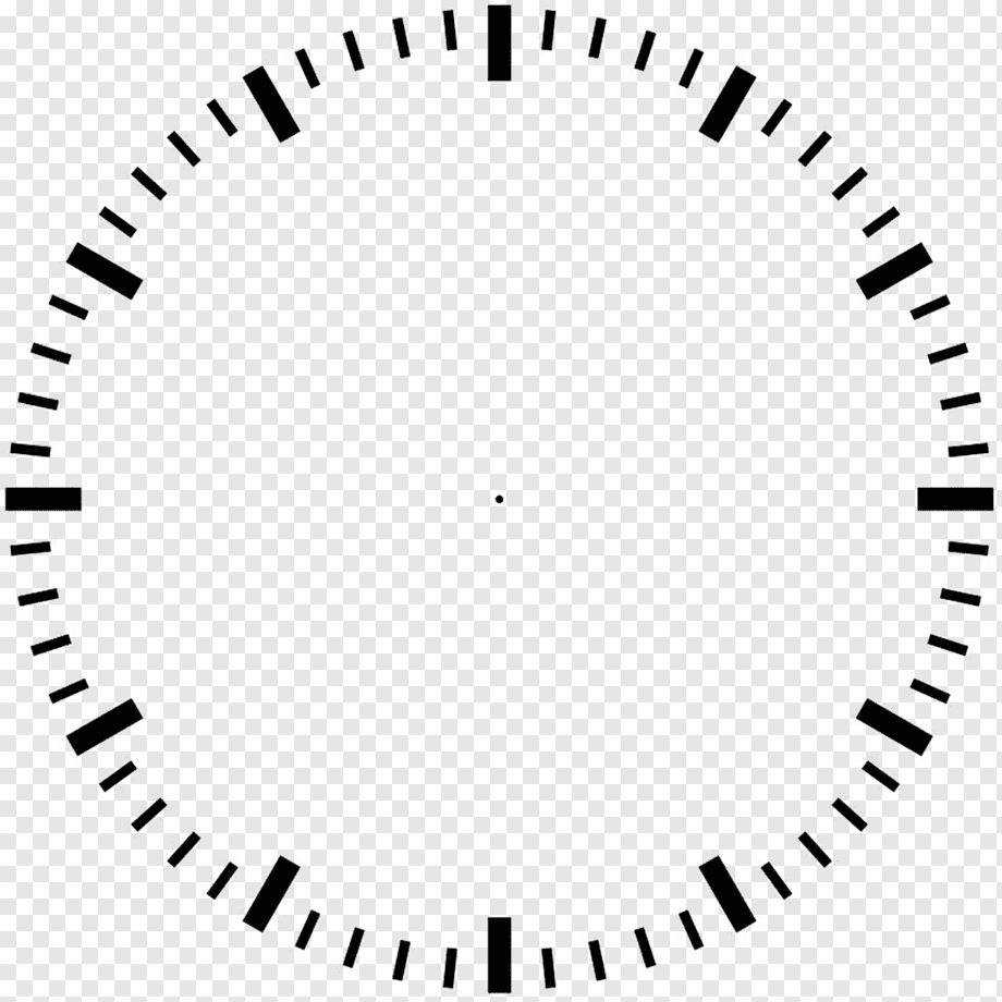 Аналоговые часы без стрелок