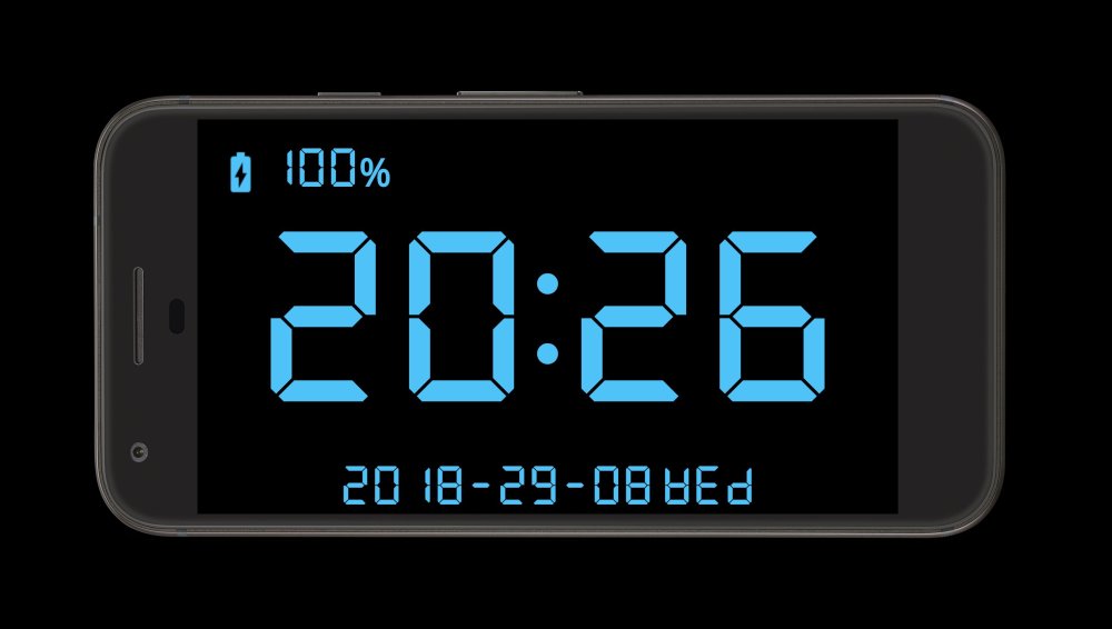 Цифры электронных часов