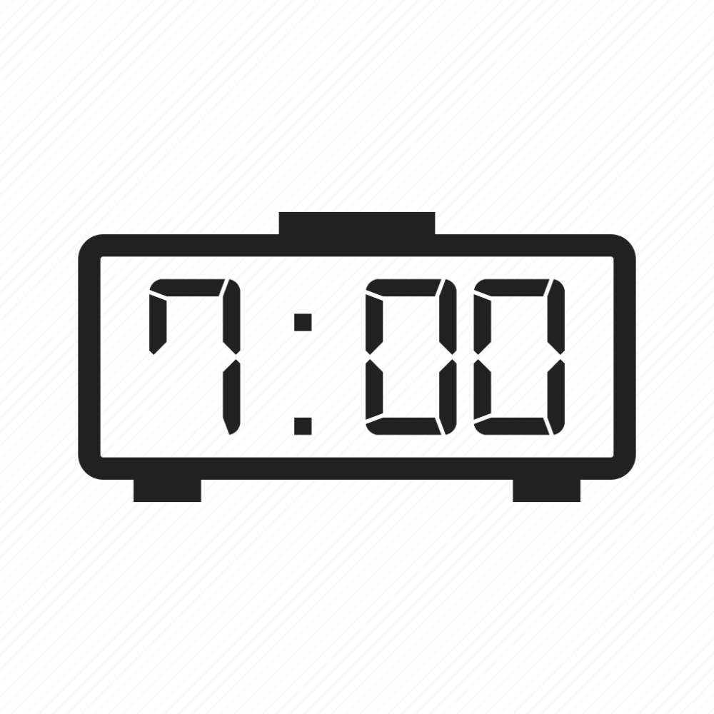 Иконка цифровые часы