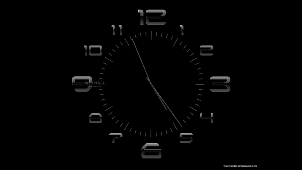 Виджет цифровые часы