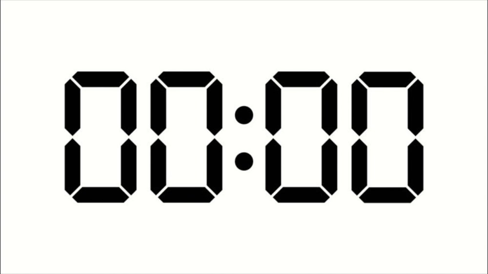 Цифры для часов