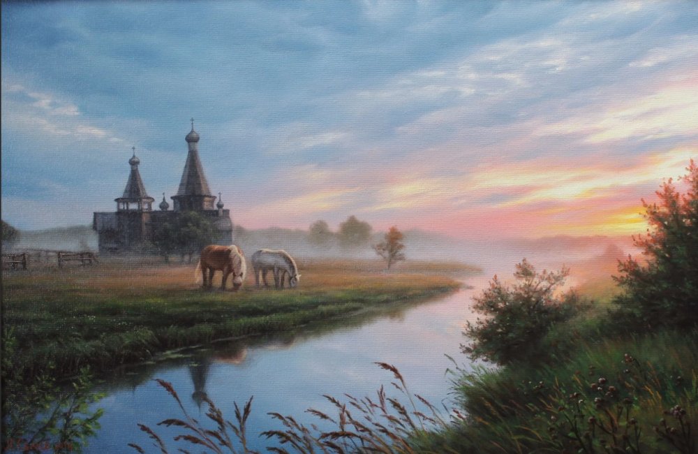 Природа села Константиново Родины Есенина