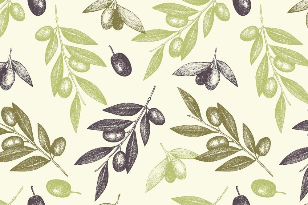 Олива ветвь паттерн