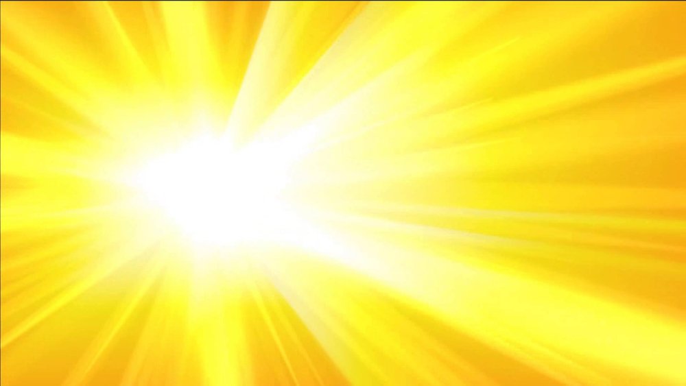 Желтый фон с лучами