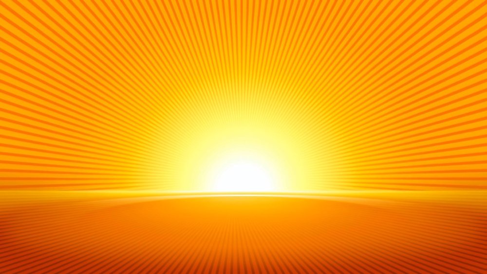 Фон солнце