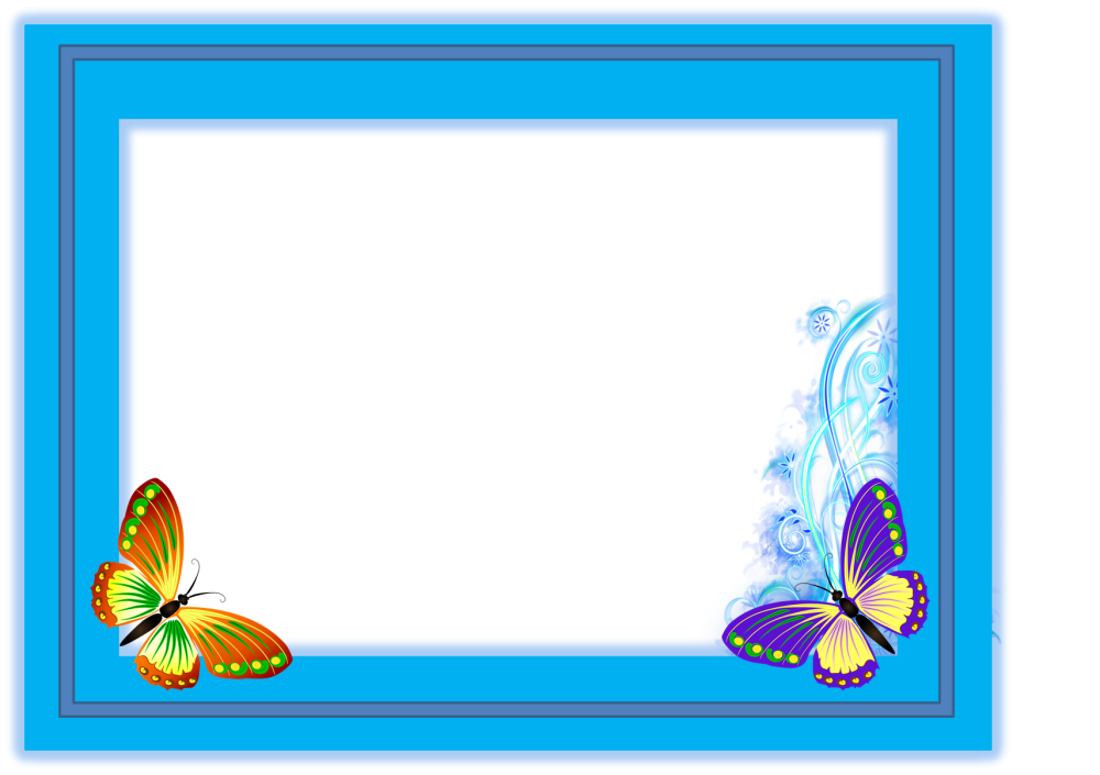 Фоторамка с бабочками