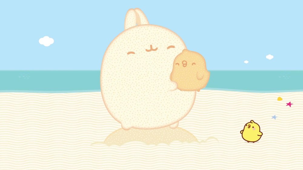 Моланг и пью пью на прозрачном фоне