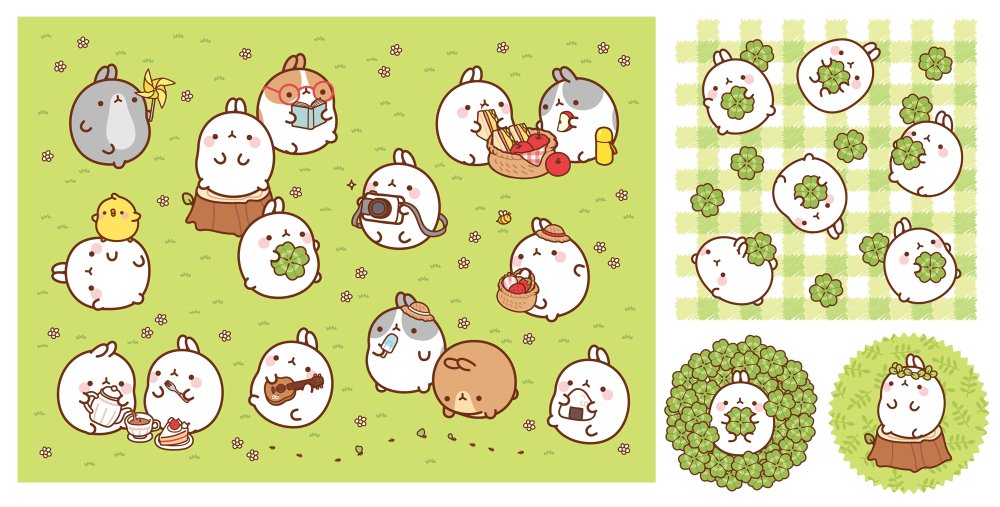 Моланг Стикеры обои