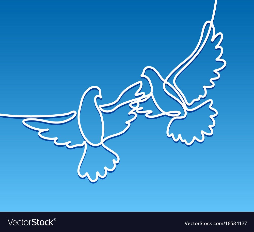 Голубь с оливой Графика