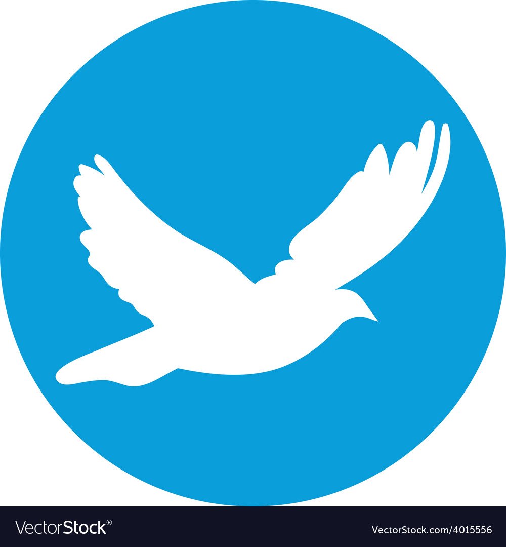 Голубь с сердечком