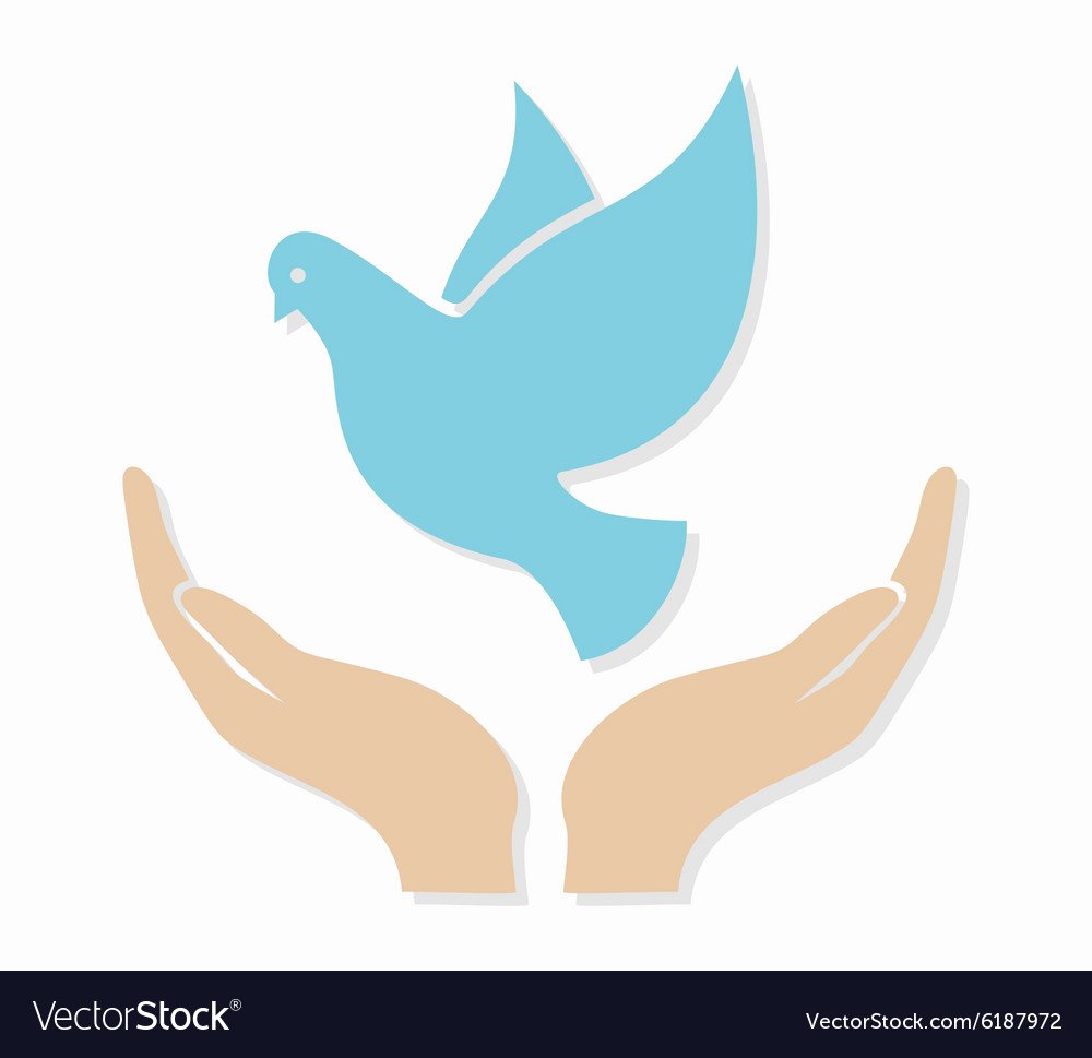 Голубь в полете раскраска