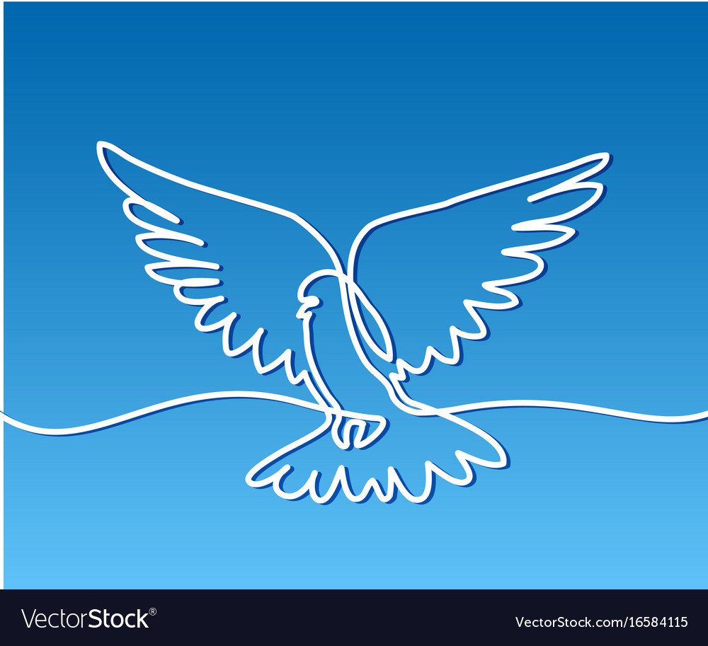 Придумать логотип с голубем