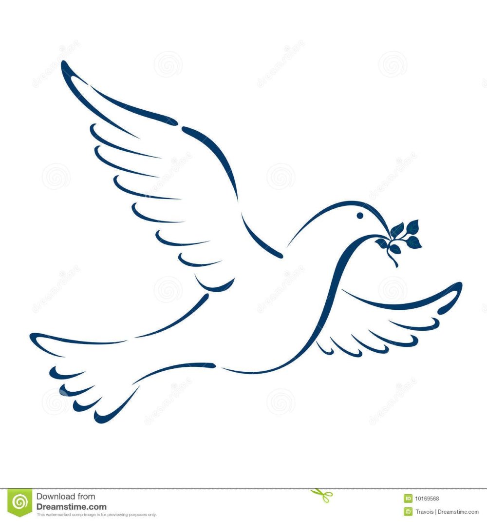 Эмблема голубь мира