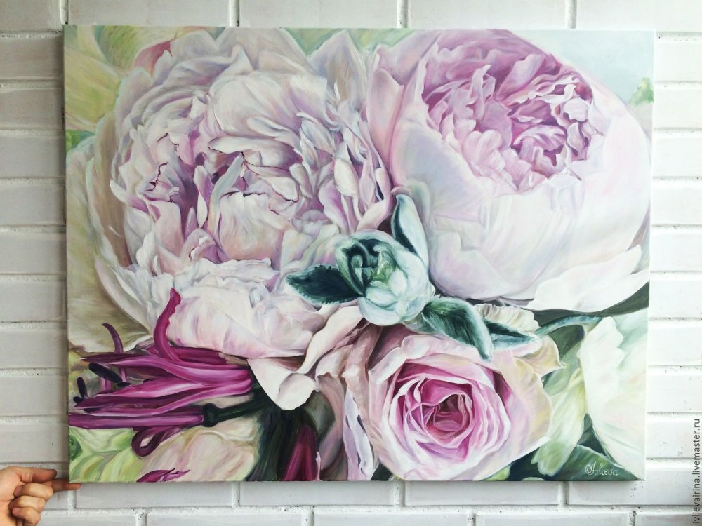 Нежные пастельные цветы