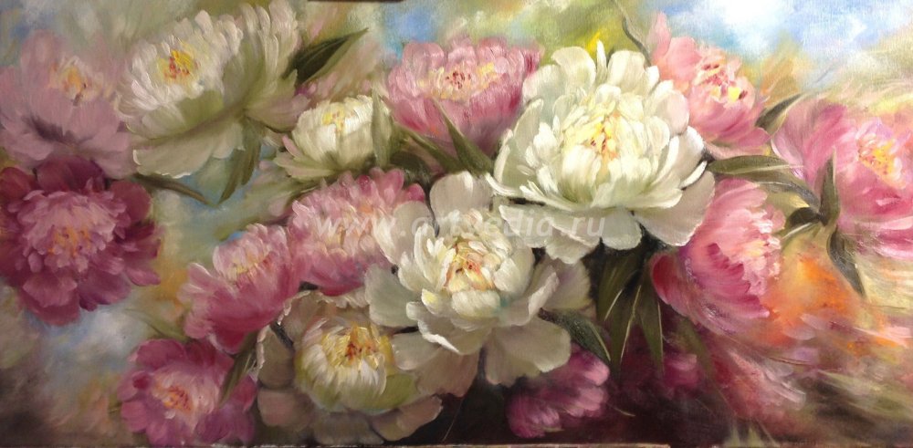Художник Марусова Татьяна пионы