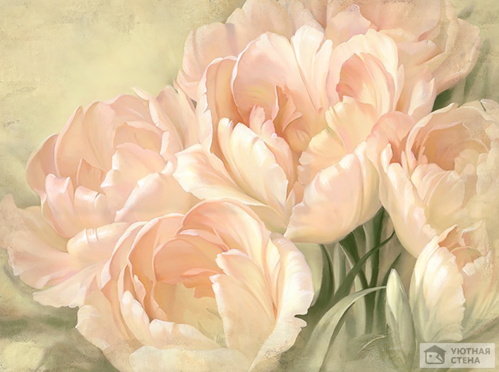 Живопись пиона Дженни фуска