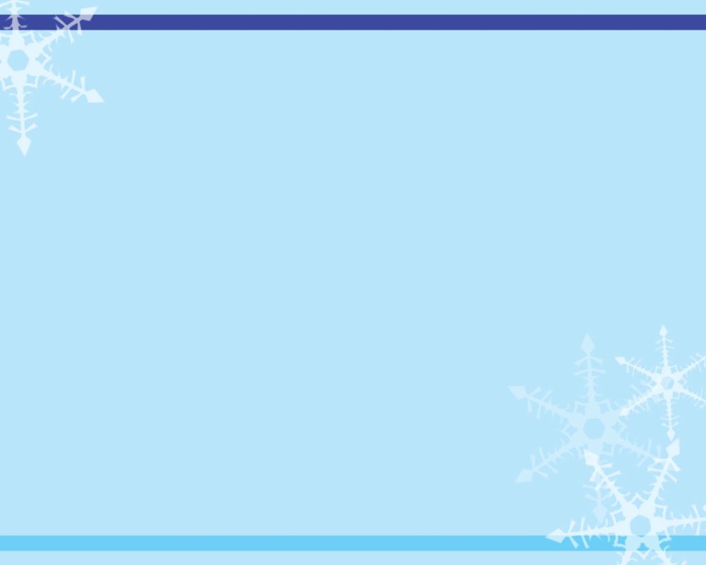 Зимний шаблон для презентации
